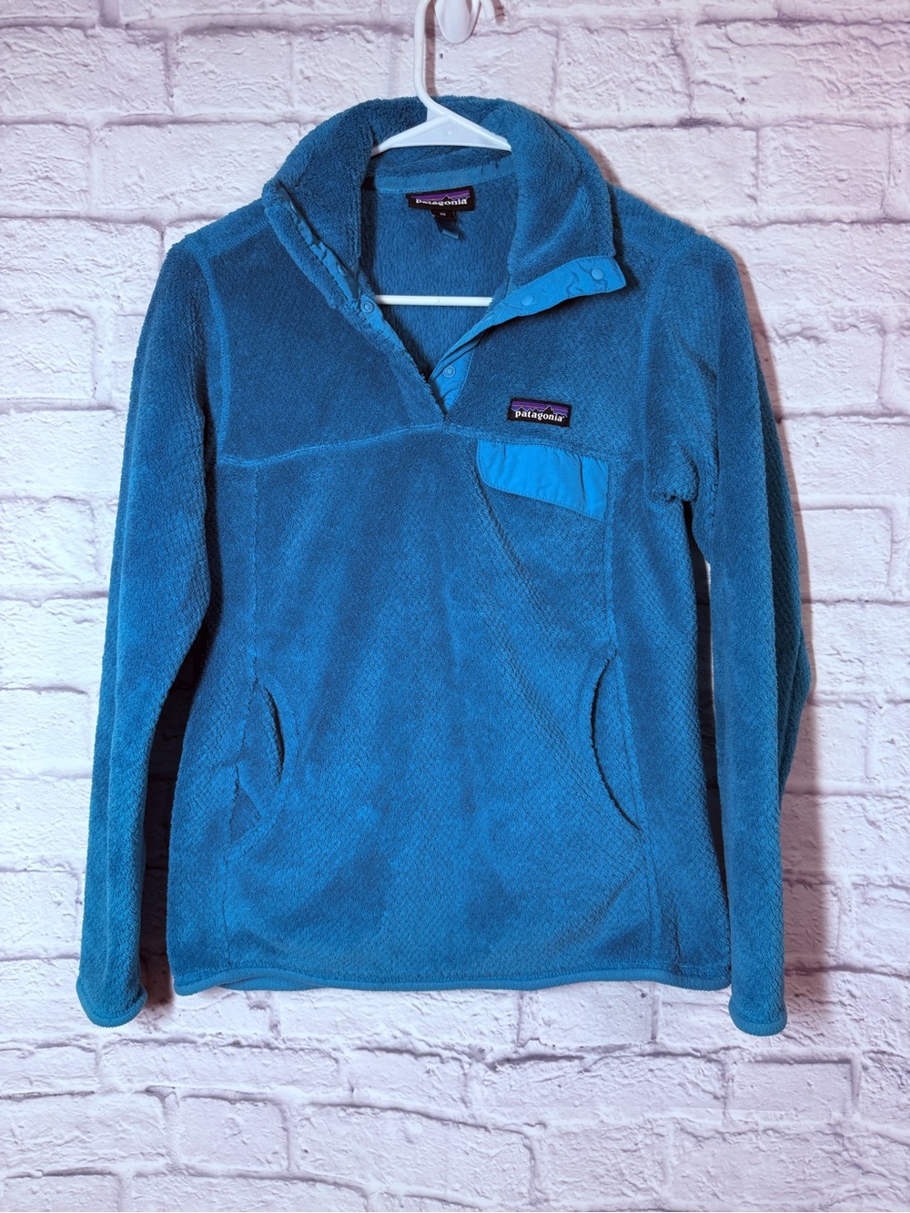 Patagonia Women's Teal Re-Tool Snap-T Pullover, XS